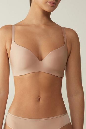 Intimssimi Adele Triangle Bra in Ultralight Microfiber Natural | UILTG92678