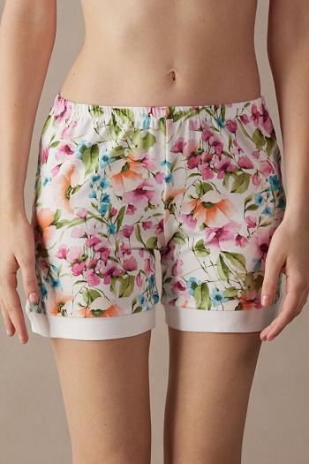 Intimssimi Botanical Lyrics Modal Shorts White | QILUV78037