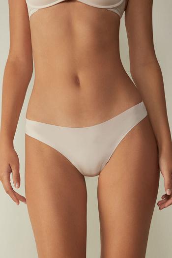 Intimssimi Brazilian Panties in Seamless Ultra Light Microfiber Natural | DILKV13899