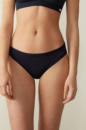 Intimssimi Brazilian Panties in Ultralight Supima® Cotton Blue | ILXMI62469