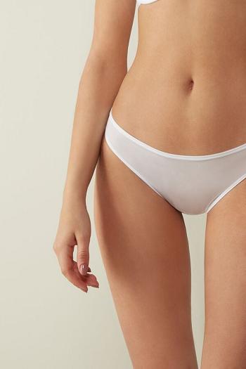 Intimssimi Brazilian Panties in Ultralight Microfiber White | YILGT58520