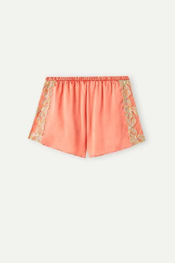 Intimssimi Candy Colors Silk Shorts Orange | GILUC36291