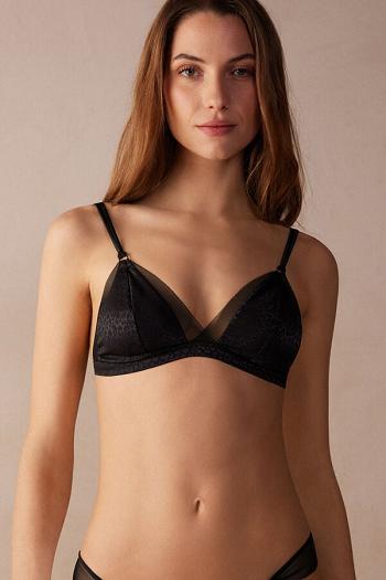 Intimssimi Cool Minimal Emma Triangle Bra Black | ZILMJ34075