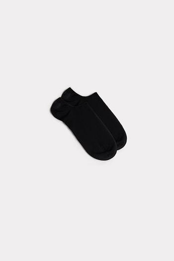 Intimssimi Cotton Footsies Black | ILNZX13251