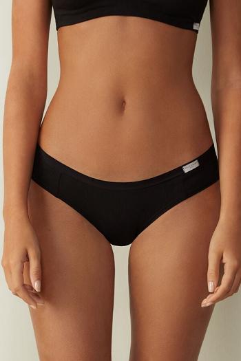 Intimssimi Cotton Panties Black | MILHR86936