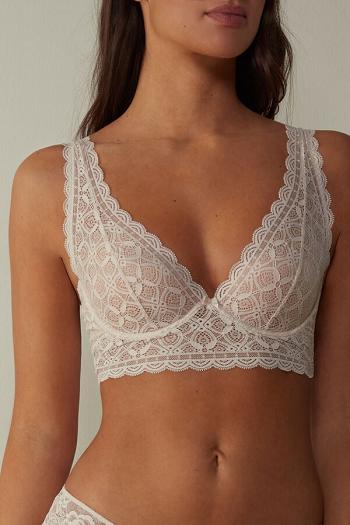 Intimssimi Eleonora Balconette Bra in Lace Natural | SILNY86440