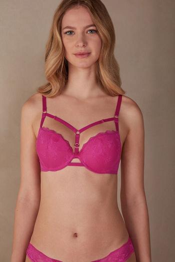 Intimssimi Fearless Femininity Elettra Super Push-up Bra Pink | ILQAV88344