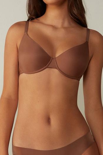 Intimssimi Francesca Ultralight Microfiber Balconette Bra Natural | ILICD33244