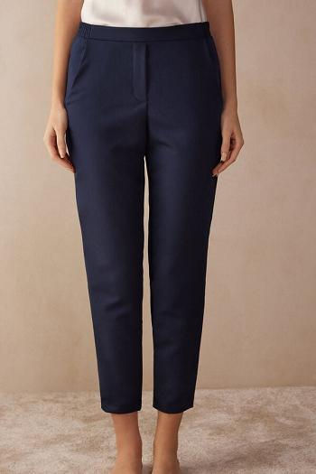 Intimssimi Full Length Pants with Pockets Blue | ILNEJ25373