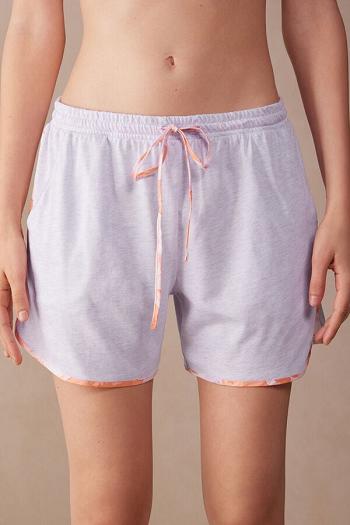 Intimssimi Iris and Apricot Supima® Ultrafresh Cotton Shorts Violet | ILIIZ10349