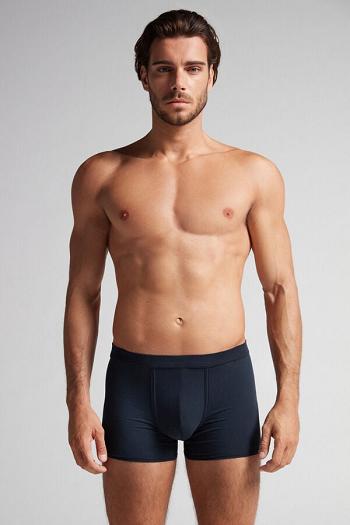 Intimssimi Natural Fresh Supima® Cotton Boxers Blue | AILDF74600