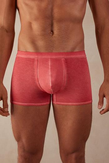 Intimssimi Natural Fresh Supima® Cotton Boxers Red | BILSD98522