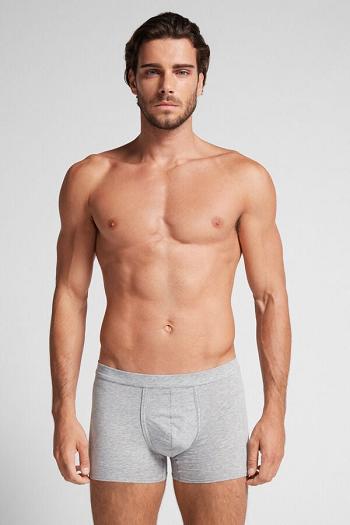 Intimssimi Natural Fresh Supima® Cotton Boxers Grey | DILKV70621