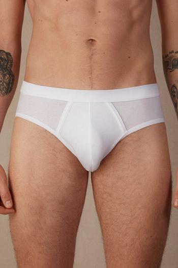 Intimssimi Natural Fresh Supima® Cotton Briefs White | ILJKU59306