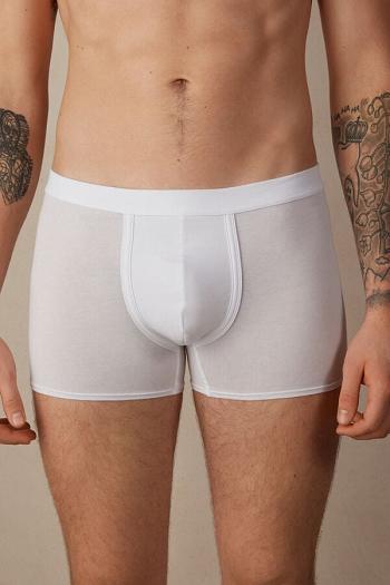 Intimssimi Natural Fresh Supima® Cotton Boxers White | ILXBR56352