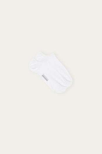 Intimssimi No-show Socks in Supima® Cotton White | MILFT21746