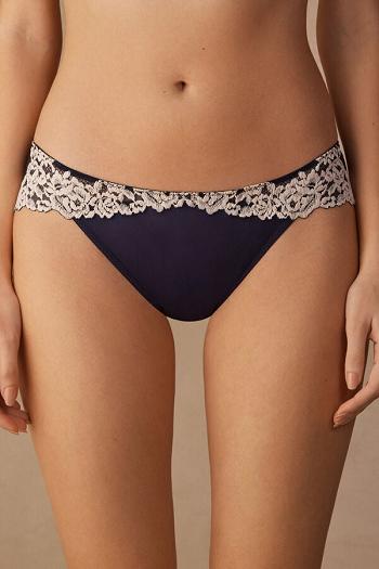 Intimssimi Pretty Flowers Panties Blue | SILNY61414