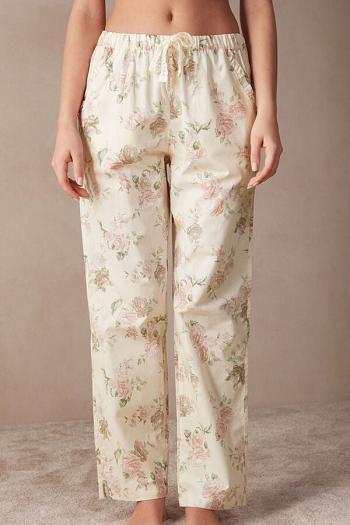 Intimssimi Scent of Roses Full Length Cotton Cloth Pants Print | MILHR51604