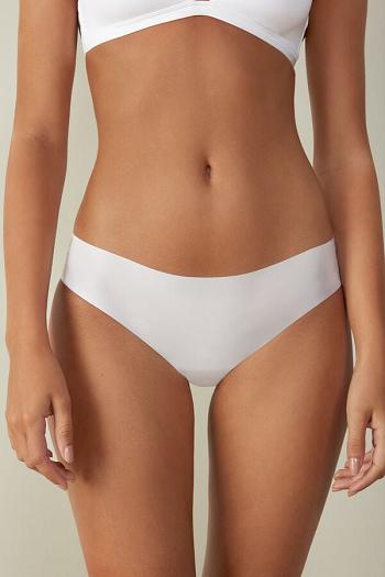 Intimssimi Seamless Microfiber Panties White | ILIIZ30082