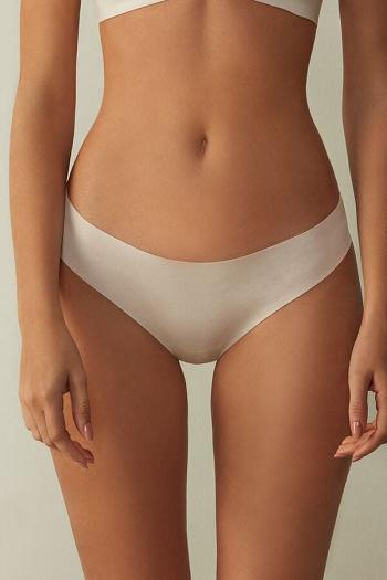 Intimssimi Seamless Supima® Cotton Brazilian Panties Natural | LILSX34324