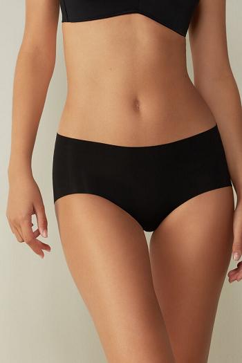 Intimssimi Seamless Supima® Cotton Hipster Black | XILGW41438