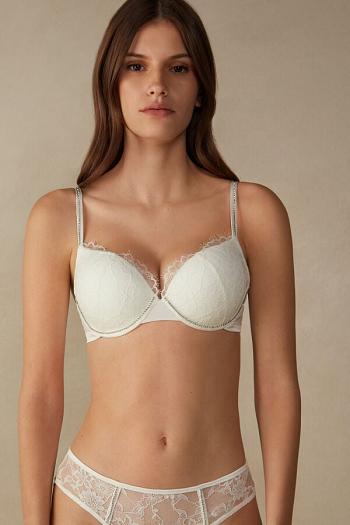 Intimssimi Shine High Like Stars Elettra Super Push-up Bra White | ILJVR57279