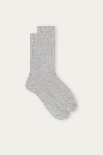 Intimssimi Short Terrycloth Socks Grey | AILWC76436