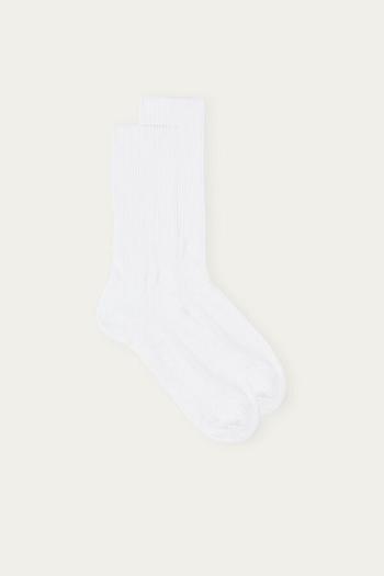 Intimssimi Short Terrycloth Socks White | XILGW75528