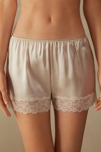 Intimssimi Silk Shorts Natural | UILND53462