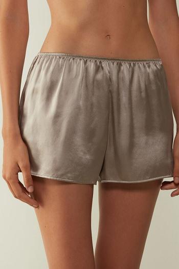 Intimssimi Smooth Silk-Satin Shorts Natural | ILXBR95016