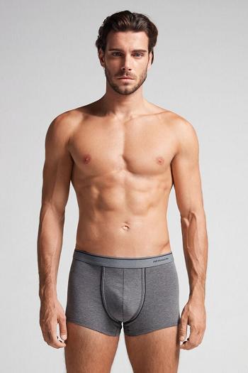 Intimssimi Supima® Cotton Boxers Dark Grey | ILNEJ61805