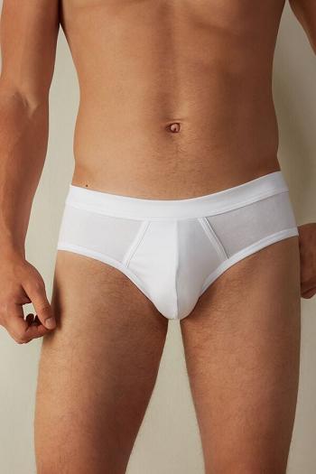 Intimssimi Supima® Cotton Briefs White | FILHY91031