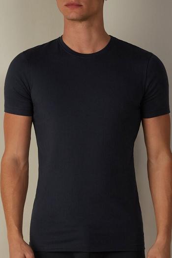 Intimssimi T-shirt in Stretch Supima® Cotton Blue | BILSO24219