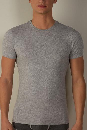 Intimssimi T-shirt in Stretch Supima® Cotton Grey | DILVO32394