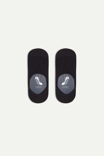 Intimssimi Terrycloth Shoe Liners Black | ILJZR62082