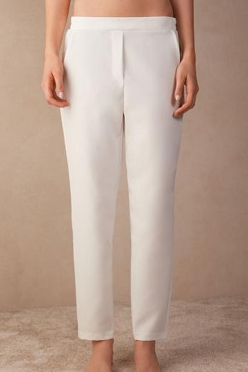 Intimssimi Trousers with Pockets White | TILWZ66725