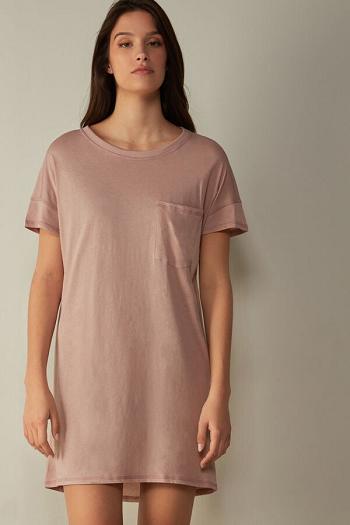 Intimssimi Ultrafresh Supima® Cotton Nightdress Pink | ILXBR13762