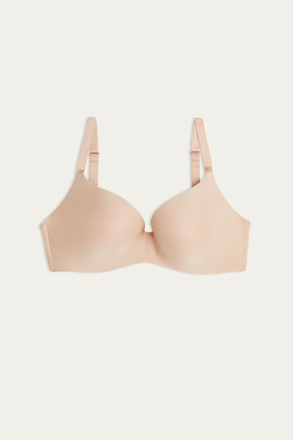 Intimssimi Adele Triangle Bra in Ultralight Microfiber Natural | UILTG92678