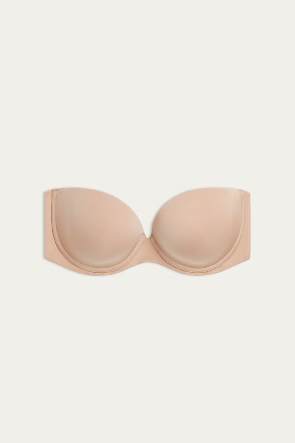 Intimssimi Anna Bandeau Bra in Ultralight Microfiber Natural | FILUI99416