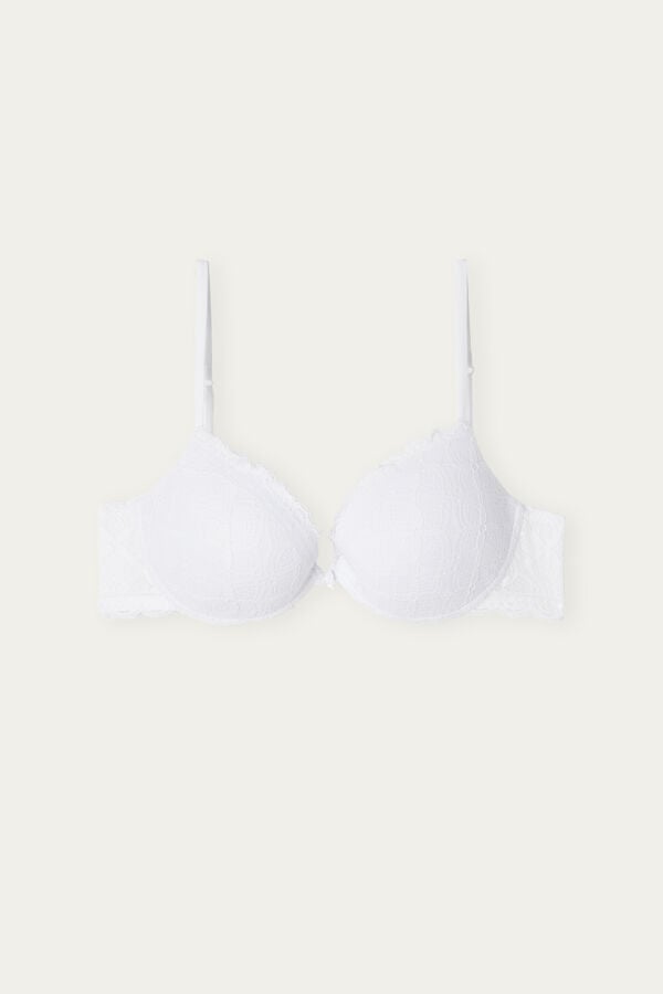 Intimssimi Bellissima Push-up Bra in Lace White | ILJVR57014