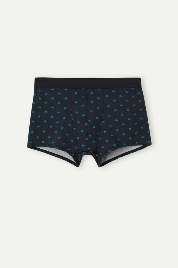 Intimssimi Bicycle Boxers in Microfiber Blue | TILPQ63819