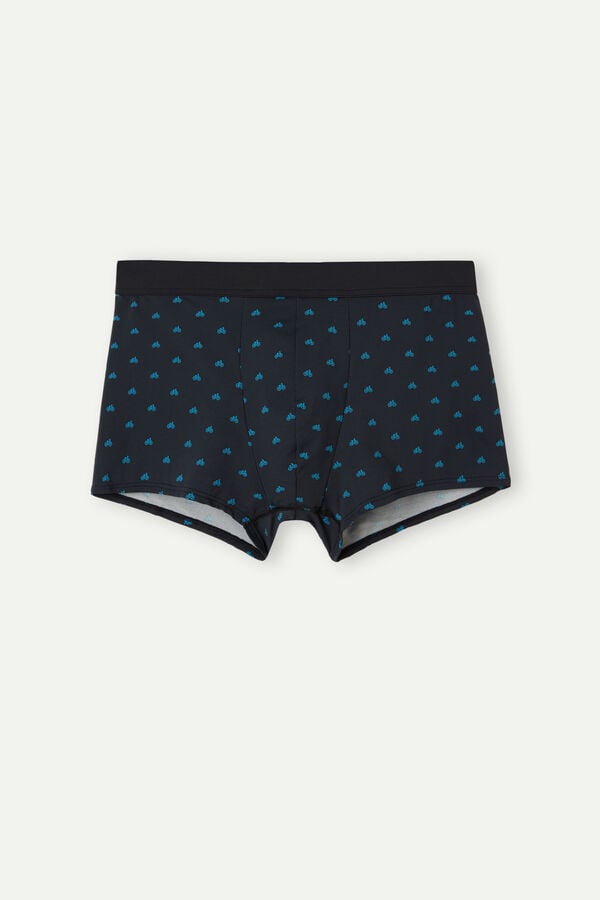 Intimssimi Bicycle Boxers in Microfiber Blue | YILVQ45087