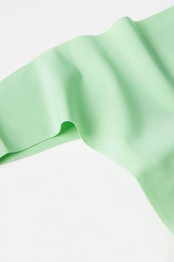 Intimssimi Brazilian Panties in Seamless Ultra Light Microfiber Green | UILTG73897