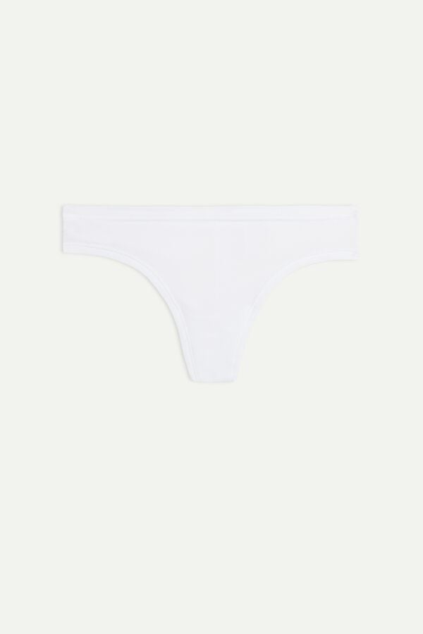 Intimssimi Brazilian Panties in Ultralight Supima® Cotton White | ILDFL25393