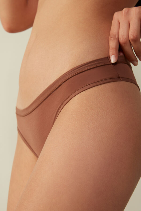 Intimssimi Brazilian Panties in Ultralight Supima® Cotton Natural | ILJZR34679