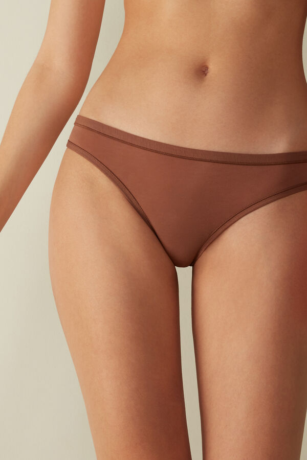 Intimssimi Brazilian Panties in Ultralight Supima® Cotton Natural | ILJZR34679