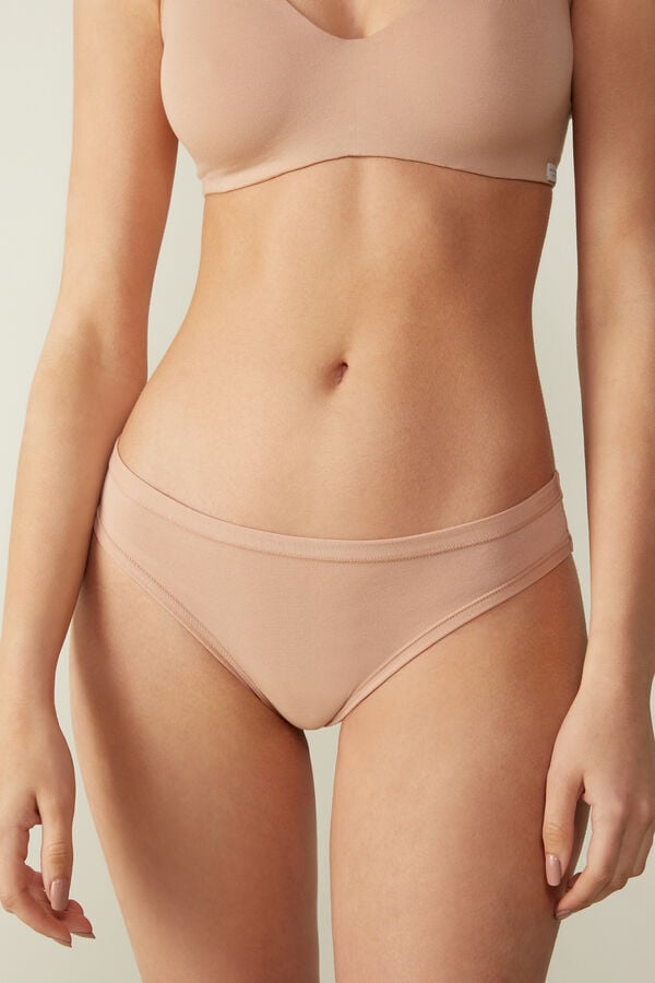 Intimssimi Brazilian Panties in Ultralight Supima® Cotton Natural | MILFT94204