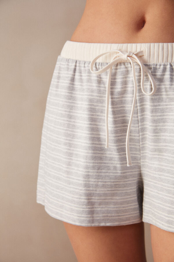 Intimssimi Casual Sunday Shorts White | TILPQ40752