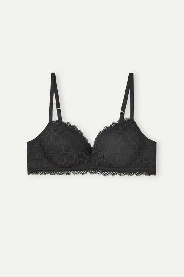 Intimssimi Claudia Balconette Bra in Lace Black | BILSD32919