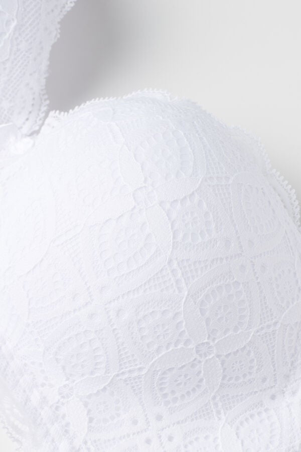 Intimssimi Claudia Balconette Bra in Lace White | ILNEJ99352